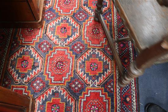 A Turkman rug 240 x 99cm